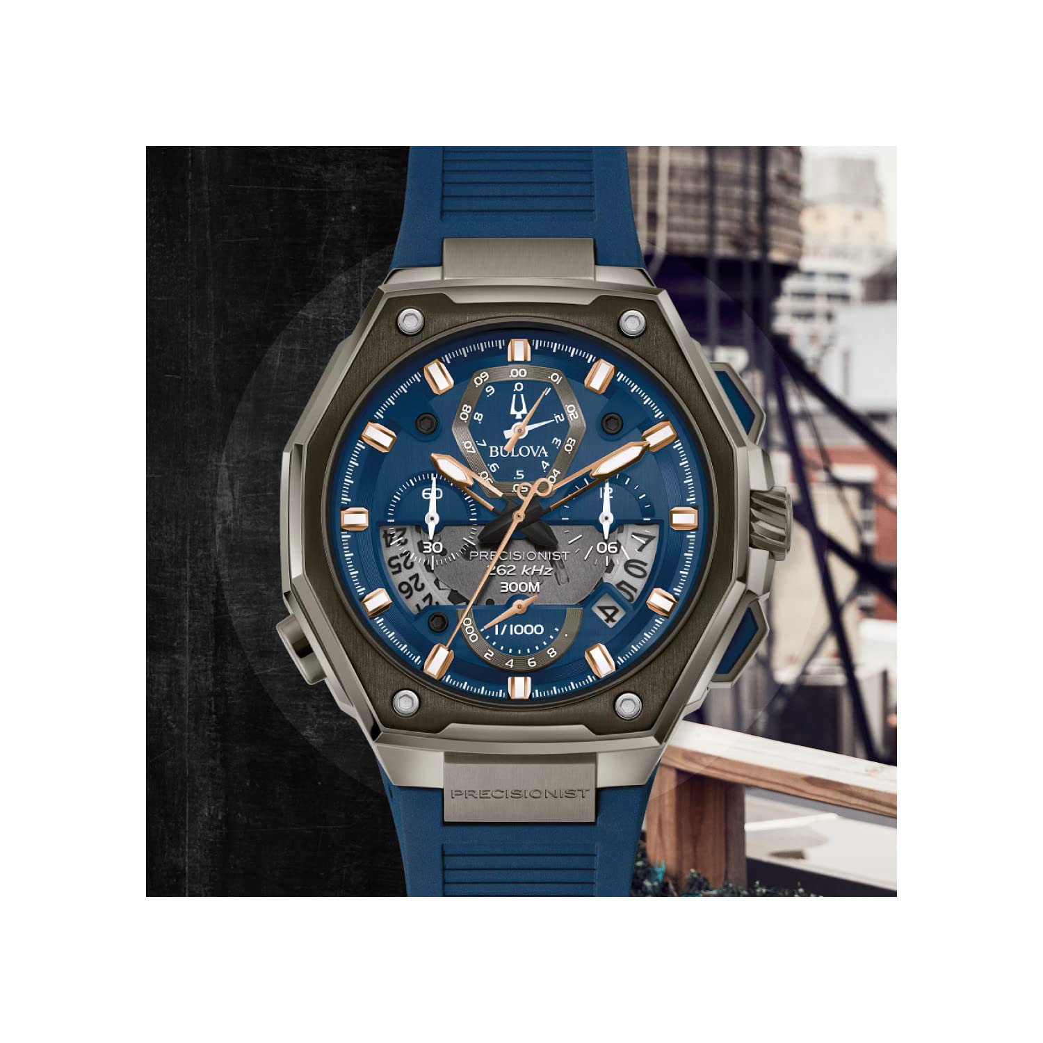 Bulova Men's Series X High Precision Quartz Chronograph Watch, Sapphire Crystal, Continous Sweeping Secondhand