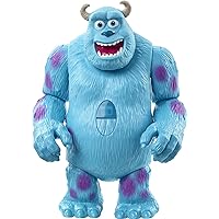 Mattel ​Pixar Interactables Sulley Talking Action Figure, 8-in Tall Posable Movie Character Toy, Interacts with Other Figures, Kids Gift Ages 3 Years & Older,Multi,GWC19