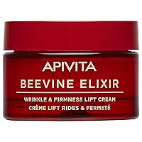 Beevine Elixir Wrinkle & Firmness Lift Cream, Rich Texture, Advanced Collagen Boost, Wrinkle Reduction & Skin Firmness, Natural Propolis & Plant Collagen, 1.73 oz