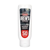 Ergodyne KREW'D 6351 Sunscreen Lotion, Broad Spectrum, SPF 50, 8 oz