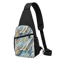 BREAUX Stone Texture Crossbody Chest Bag, Casual Backpack, Small Satchel, Multi-Functional Travel Hiking Backpacks