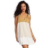 RVCA Women's Jade Woven Spaghetti Strap Dress