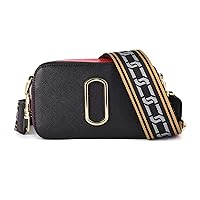 Didida Crossbody Bags, Women Snapshot Mini Purse Leather Crossbody Bag Wide  Strap Shoulder Handbag Camera Clutch