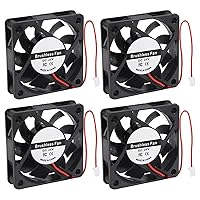 4PCS 60mm Fan 24V DC 0.10A 6015 Brushless Cooling Fan 2pin 60x60x15mm Computer CPU Heat Sink Cooling Cooler Fan