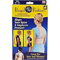 Royal Posture by BulbHead (S/M) - The Amazing Back Support Belt that Aligns Your Spine, Posture Corrector Brace