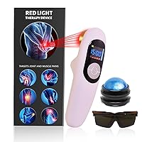 Pain Relief Cold Laser Therapy Device Unit LLLT Red Light Portable Handheld Unit 650nm+808nm