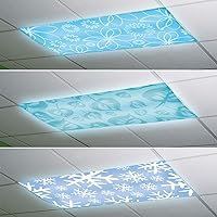 Educational Insights The Original Seasonal Themed Light Filters 3-Pack, Fluorescent Light Covers, Easy Install for Office, Hospitals, Home & Classroom Must Haves