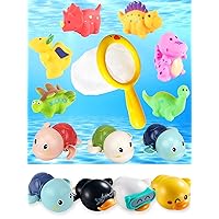 Product Image Mold Free Bath Toys For Toddlers 1-3 - Baby Infants Pool Water Shower Toys 6-12-18 Months, No Hole No Mold Bathtub Toys For 1 2 3 4 Years Old Kids, Swimming Toy Baby Girl Boy Gift Baby B