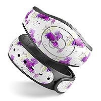 Animal Space Marble Agate Glitter Sticker Decal Scratch Resistant Skin Cover Compatible with Disney MagicBand+ (MagicBand Not Included)