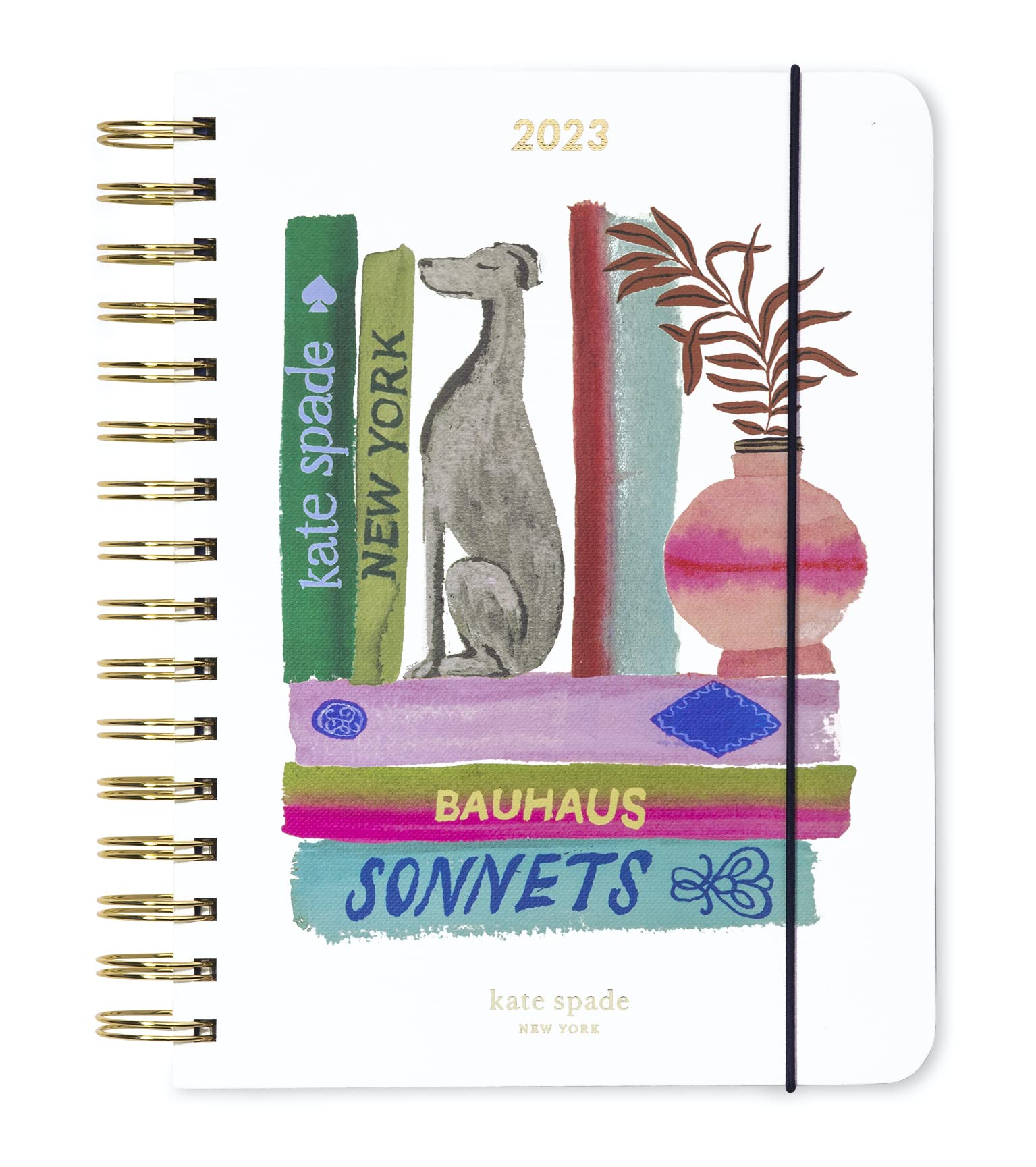 Mua Kate Spade New York 2023 Planner Weekly and Monthly, Large Planner  Dated January 2023 - December 2023, 12 Month Hardcover Agenda, Day Planner  with Stickers, Pockets, & Spiral Binding, Bookshelf trên
