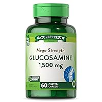 Glucosamine HCl 1500mg | 60 Caplets | Mega Strength Supplement | Non-GMO & Gluten Free | by Nature's Truth