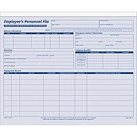 Adams Employees Personnel File Folder, Heavy Card Stock, 11-3/4 x 9-1/2 Inches, Pack of 20 Folders (9287ABF) ,Blue/White