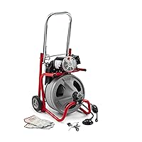 RIDGID 52363 Model K-400 Drain Cleaning 120-Volt Drum Machine Kit with C-32IW 3/8