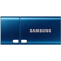 Samsung USB C Flash Drive 64GB 300MB/s Read 30MB/s Write USB 3.1 Flash Drive for Notebooks, Tablets and Smartphones, Blue, MUF-64DA/APC