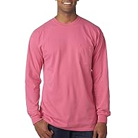 Comfort color mens 4410 Heavyweight Long Sleeve Pocket T-Shirt