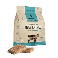 Vital Essentials Freeze-Dried Raw Dog Food, Beef Patties Entree, 30 oz