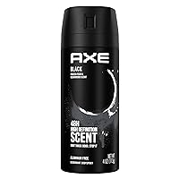 AXE Body Spray Deodorant for Men Black for Long Lasting Odor Protection Frozen Pear & Sandalwood Men's Deodorant Formulated Without Aluminum 4.0 oz