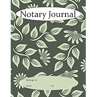 Notary Journal: A Detailed Notary Public Logbook With Large Writing Areas Notary Journal: A Detailed Notary Public Logbook With Large Writing Areas Paperback