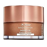 M. Asam Magic Finish Porcelain Teint Make-Up Mousse (1.01 Fl Oz) – 4in1 Primer, Foundation, Concealer & Powder With Buildable Coverage, Adapts To Fair Skin Tones, Leaves Skin Looking Flawless