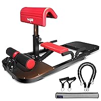 Hip Thrust Machine Including Resistance Bands, Glute Machine Sissy Squat Machine, Hip Thrust Bench for Glute Training