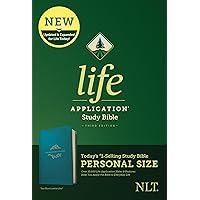 Tyndale NLT Life Application Study Bible, Third Edition, Personal Size (LeatherLike, Teal Blue) – New Living Translation Bible, Personal Sized Study Bible to Carry with you Every Day Tyndale NLT Life Application Study Bible, Third Edition, Personal Size (LeatherLike, Teal Blue) – New Living Translation Bible, Personal Sized Study Bible to Carry with you Every Day Imitation Leather Paperback
