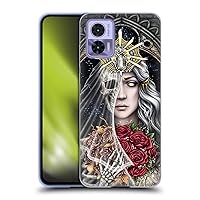 Head Case Designs Officially Licensed Sarah Richter Bride Half Skeleton with Roses Gothic Soft Gel Case Compatible with Motorola Edge 30 Neo 5G