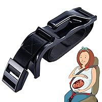 KEY LOVE Pregnancy Buffer Adjuster - Prevent Compression of Abdomen - Seat Bump Strap for Pregnant Women Protect Unborn Baby, Must Have Maternity Seat Cover Belt for Expectant Mothers
