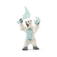 Schleich Eldrador Creatures, Ice Monster Mythical Creature Toy for Kids, Blizzard Bear Action Figure, Ages 7+