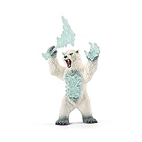 Schleich Eldrador, Eldrador Creatures, Action Figures for Boys and Girls 7-12 years old, Blizzard Bear with Weapon