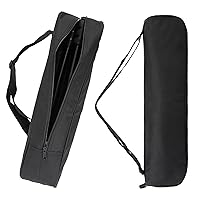 Tripod Carrying Case Bag With Shoulder Straps - 17 Inch Durable With Padded, Black Portable Folding Camera Tripod Photography Carry Bag Lights Microphone Stands Bag
