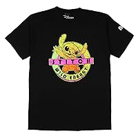 Neff Disney Men's Lilo and Stitch Wild Energy Worn Out Distressed Adult T-Shirt