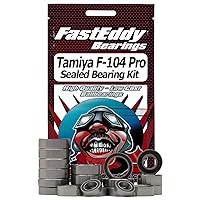 FastEddy Bearings Compatible with Tamiya F-104 Pro Sealed Bearing Kit