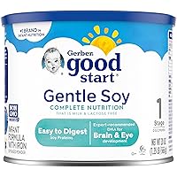 Good Start Baby Formula Powder, Gentle Soy, Plant Based Protein & Lactose Free Non-GMO Powder Infant Formula, Stage 1, 20 Ounce (Pack of 1)