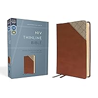 NIV, Thinline Bible, Leathersoft, Brown, Red Letter, Comfort Print NIV, Thinline Bible, Leathersoft, Brown, Red Letter, Comfort Print Imitation Leather