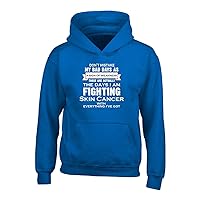 Im Fighting Skin Cancer.its Not A Sign Of Weakness - Adult Hoodie 3xl Royal