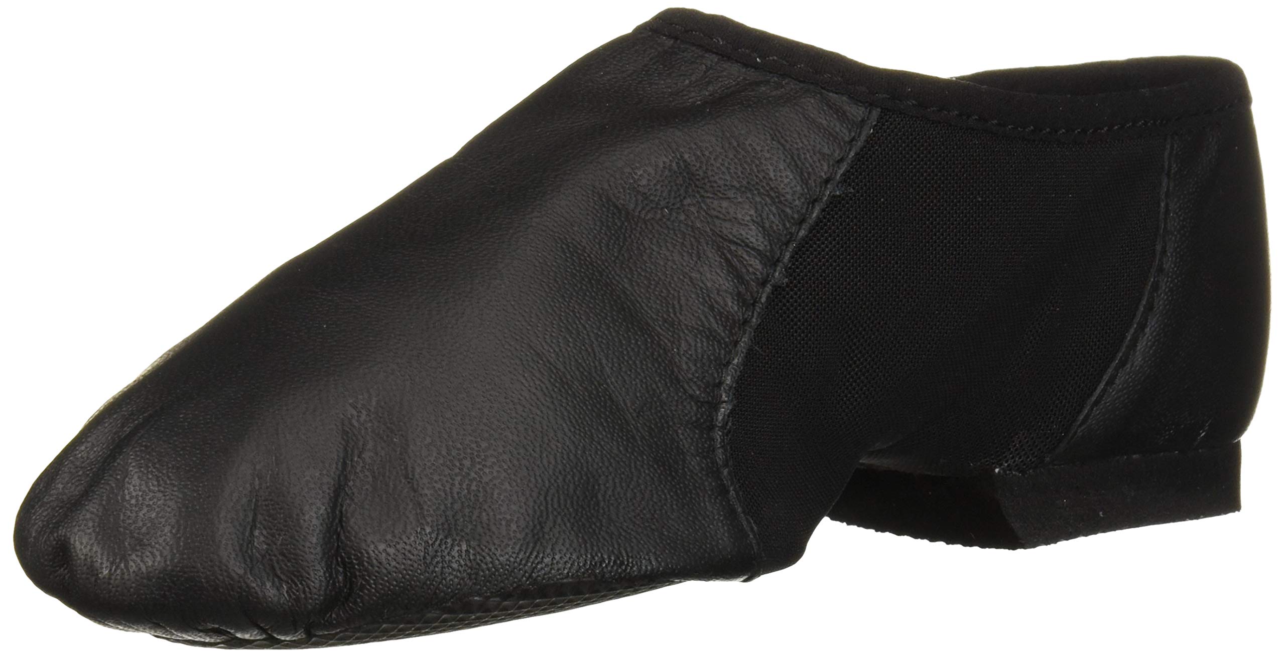 Bloch Dance Girl's Neo-Flex Leather and Neoprene Slip On Split Sole Jazz Shoe