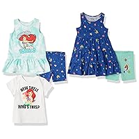 Amazon Essentials Disney | Marvel | Star Wars | Frozen | Princess Girls and Toddlers' Mix-and-Match Outfit Sets
