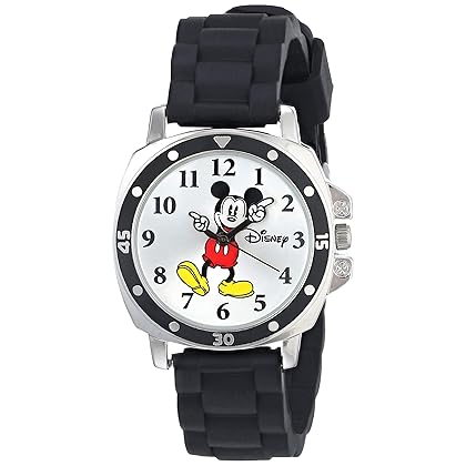 Accutime Kids Disney Mickey Mouse Analog Fashion Watch for Girls & Women