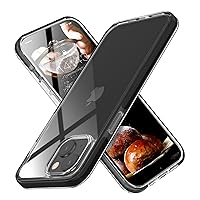 MATEPROX Compatible with iPhone 14 Plus Case Clear Thin Slim Crystal Transparent Cover Shockproof Bumper Case for iPhone 14 Plus 6.7