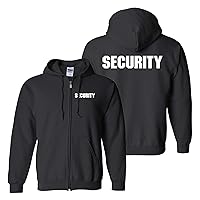 UGP Campus Apparel Security - Bouncer Event Safety Staff Officer Guard ZIP HOODIE