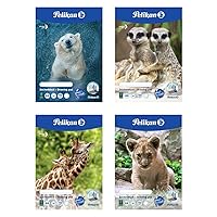 Pelikan 224824 Sketch pad, A4, 20 Sheets, Cover with Animal Motifs (not Selectable)