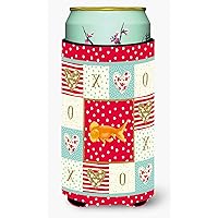 Caroline's Treasures CK5470TBC Bubble Eyed Goldfish Love Tall Boy Hugger, Red Can Cooler Sleeve Hugger Machine Washable Drink Sleeve Hugger Collapsible Insulator Beverage Insulated Holder