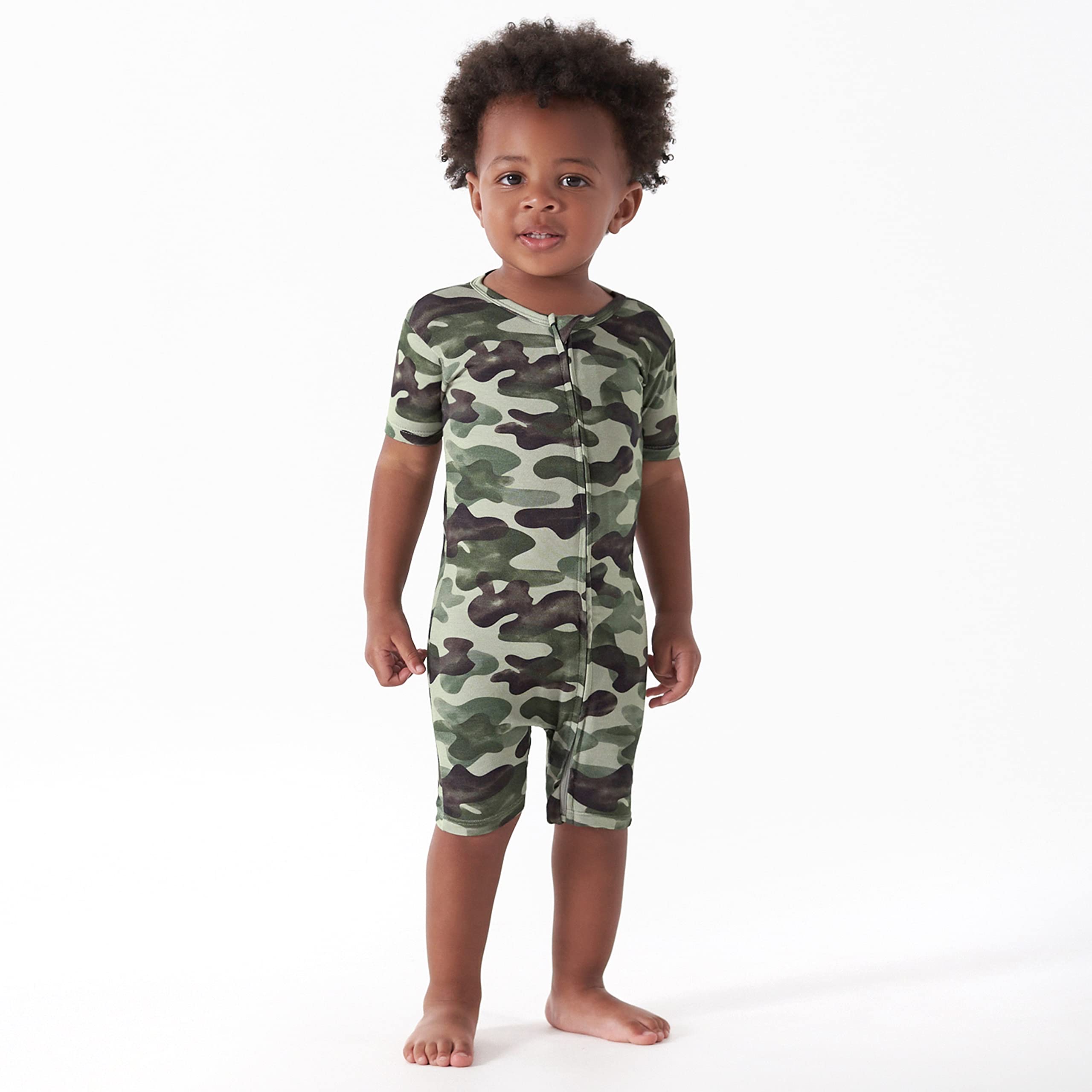 Gerber Unisex Baby Buttery Soft Short Sleeve Romper with Viscose Made from Eucalyptus