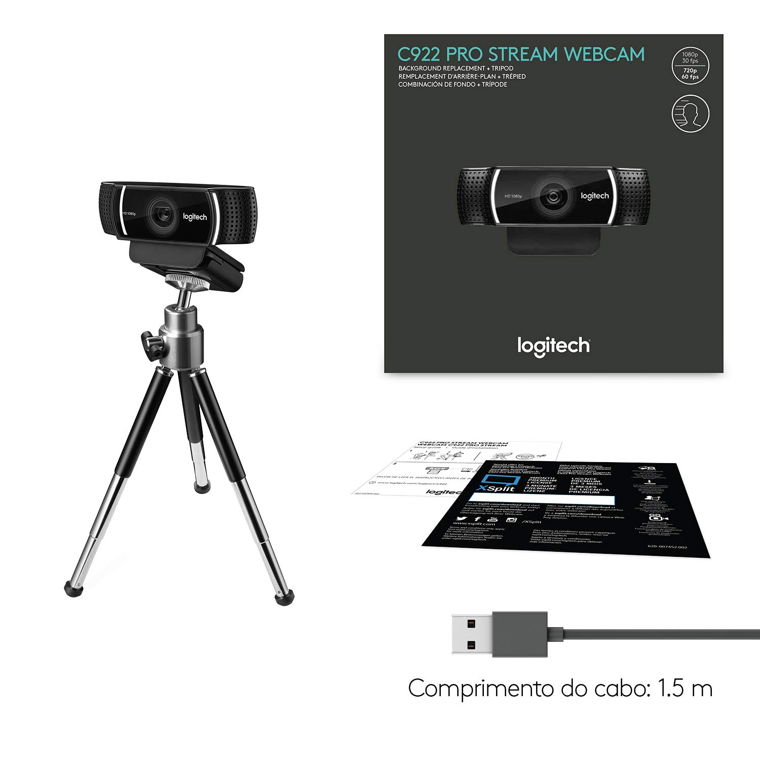 Webcam Logitech C922 Pro: Bạn đang tìm kiếm một chiếc webcam chất lượng cao để thu lại những khoảnh khắc của bạn khi làm việc hay thư giãn tại nhà? Webcam Logitech C922 Pro là lựa chọn hoàn hảo cho bạn với độ phân giải Full HD 1080p và tính năng StreamCam giúp bạn phát trực tiếp trên nhiều nền tảng khác nhau.