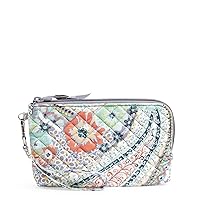 Verabradley Women'S Cotton Wristlet With Rfid Protection