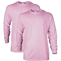 Gildan Unisex-Adult Ultra Cotton Long Sleeve T-Shirt, Style G2400, Multipack