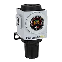 PneumaticPlus PPR3-N02BG Compressed Air Pressure Regulator 1/4