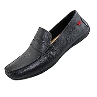 Marc Joseph New York Mens Loafers Casual Slip On Shoes Leather Penny Loafers for Men