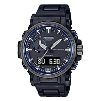 Casio PRO Trek PRW-61FC-1JF [ Climber Line (PRW-61 Series eco-Materials Model Equipped with Radio Wave Solar] Imported from Japan Jan 2023 Model Black