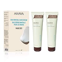 AHAVA Duo Active Dead Sea Minerals Hand Cream 2 x 150 ML - Value Set,5.1 Fl Oz (Pack of 2)